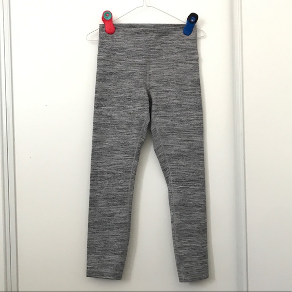 lululemon athletica Pants - Lululemon High Rise Wunder Under 26” Gray Leggings